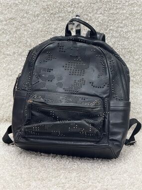 MCM Studded Stark Backpack Black